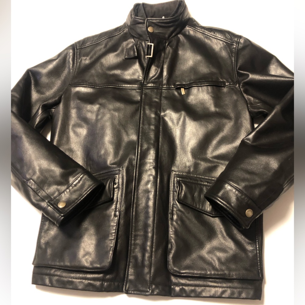 Stunning Zegna leather jacket